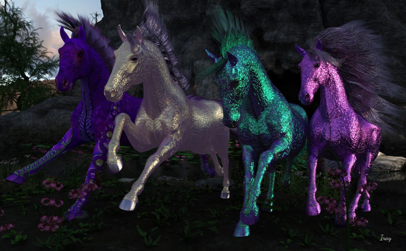 FL-RD Bejeweled-n-Glossed for the HW Horse by N/A