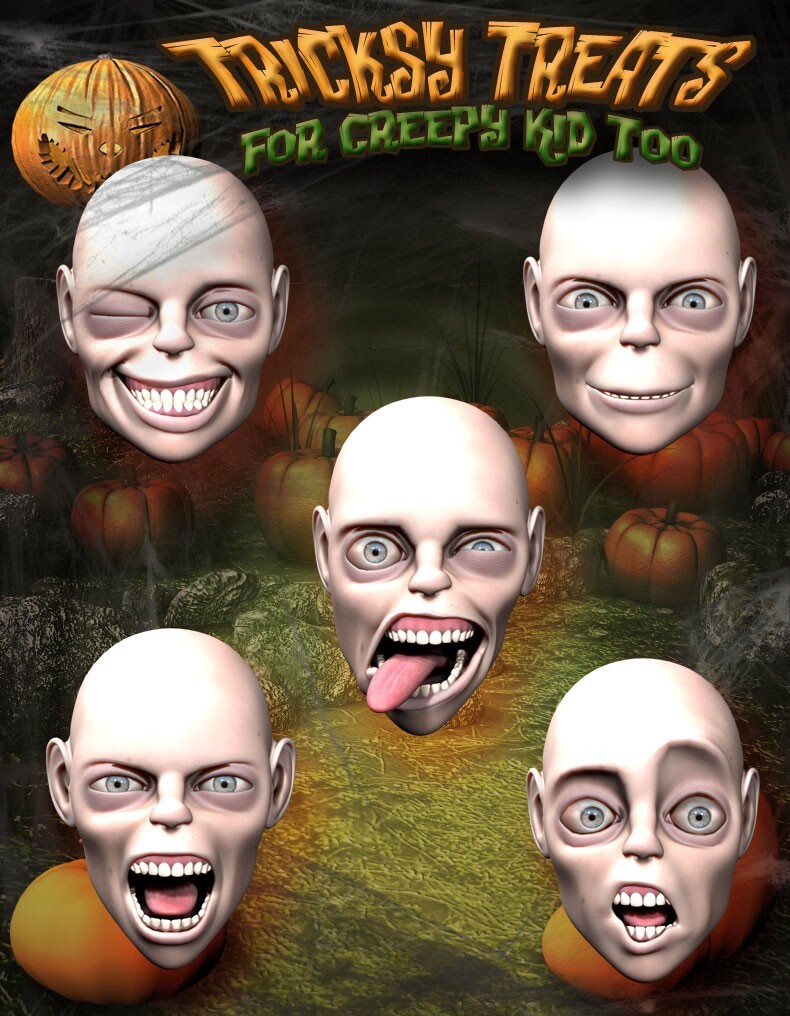 Tricksy Treats for Creepy Kid  Too by N/A