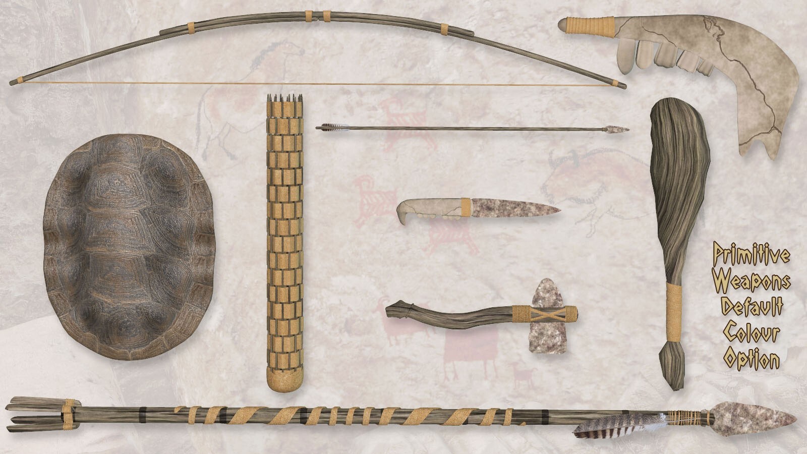 Primitive Textures for Savage Weapons by N/A