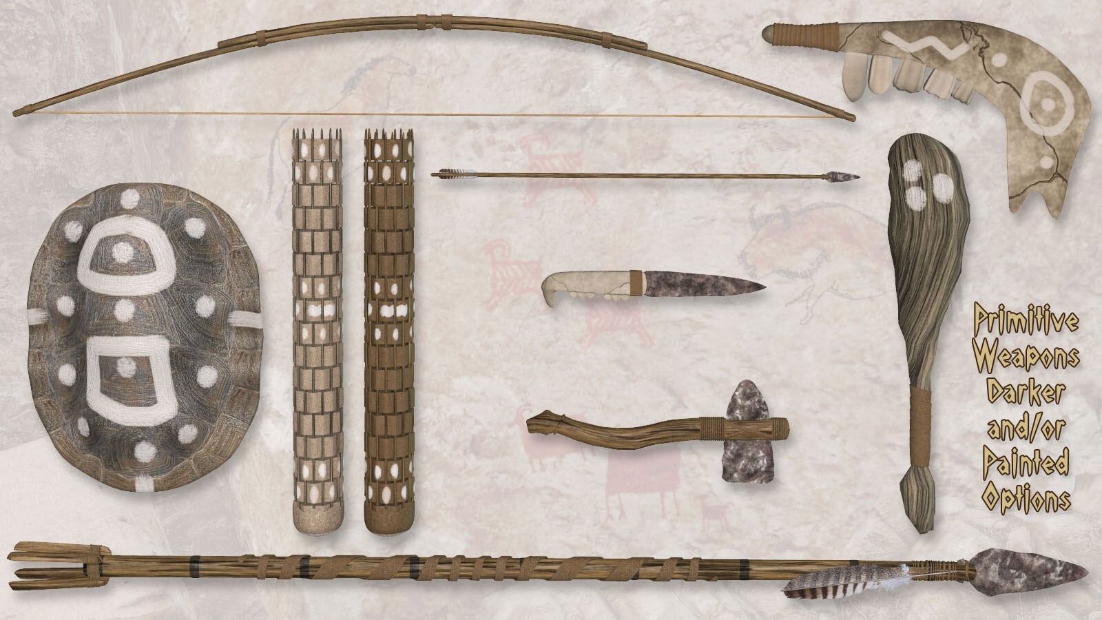 Primitive Textures for Savage Weapons by N/A