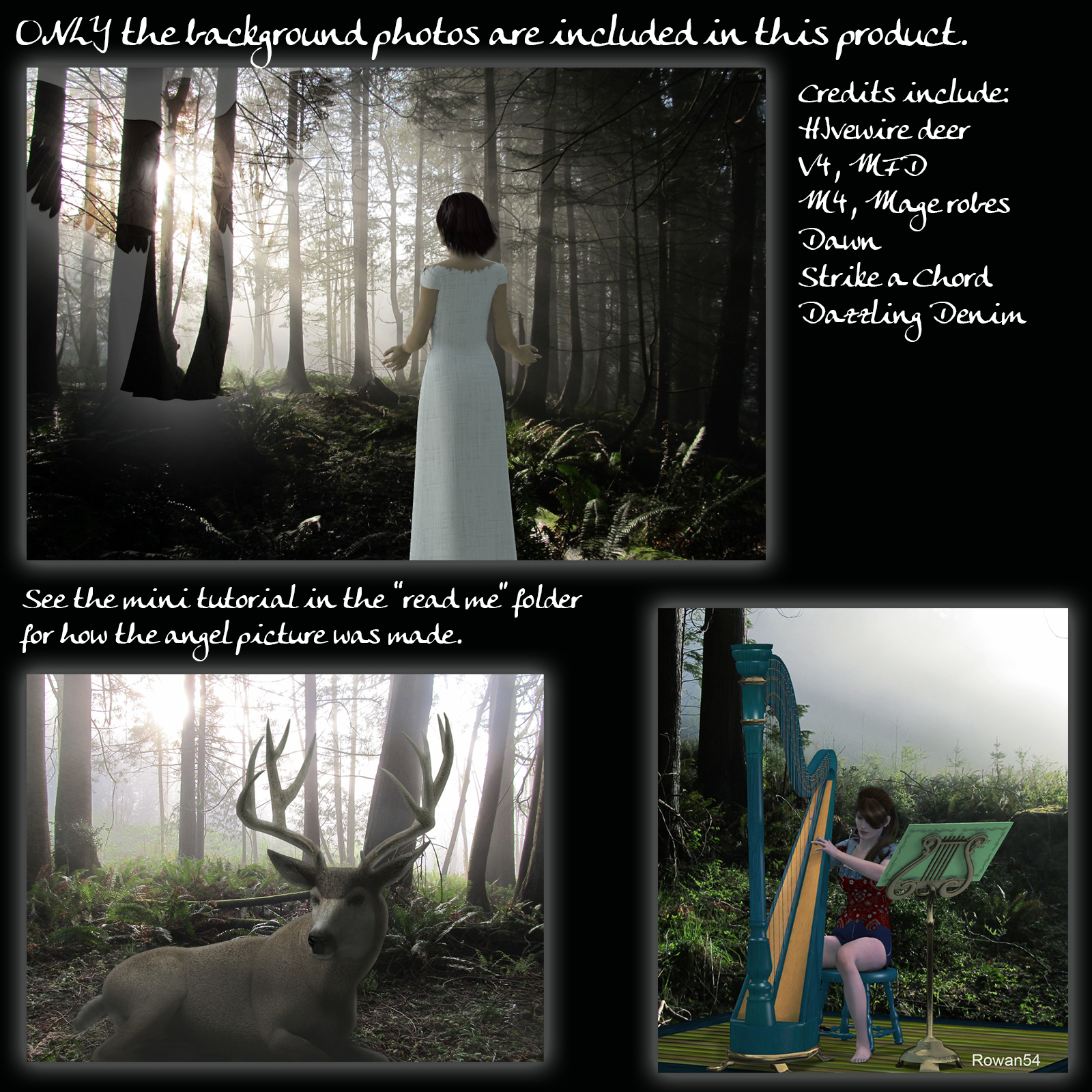 Forest Mist Backgrounds by N/A
