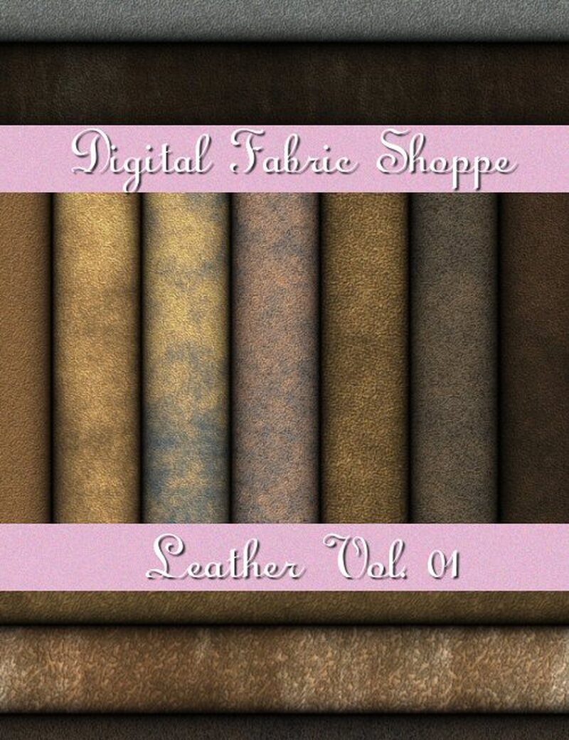 Digital Fabric Shoppe - Leather Vol 01 by N/A