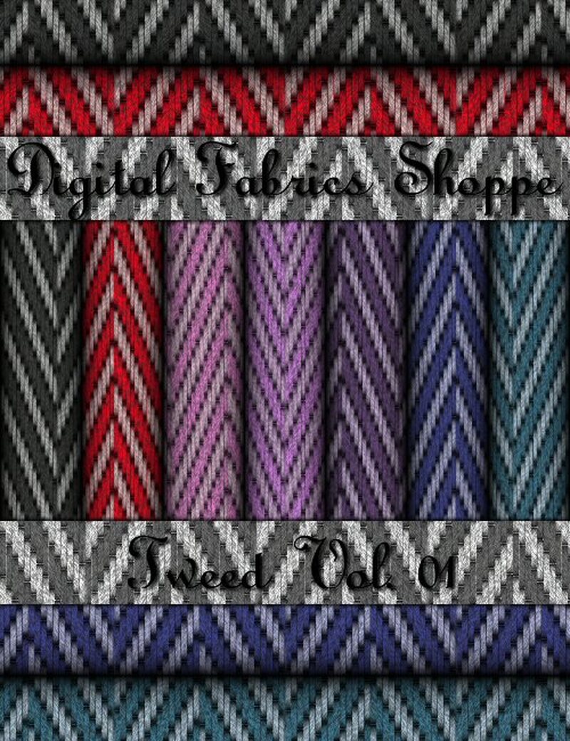 Digital Fabric Shoppe - Tweed Vol 01 by N/A