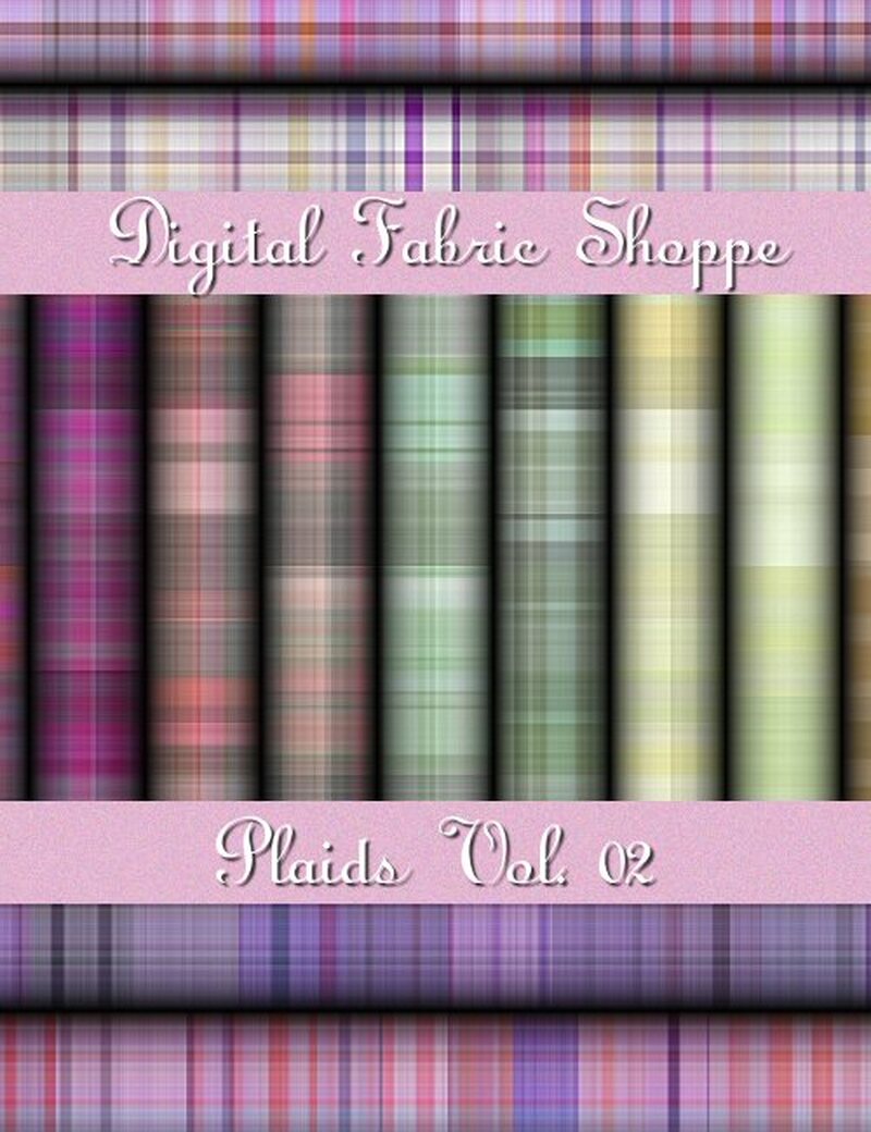 Digital Fabric Shoppe - Plaids Vol 01 by N/A
