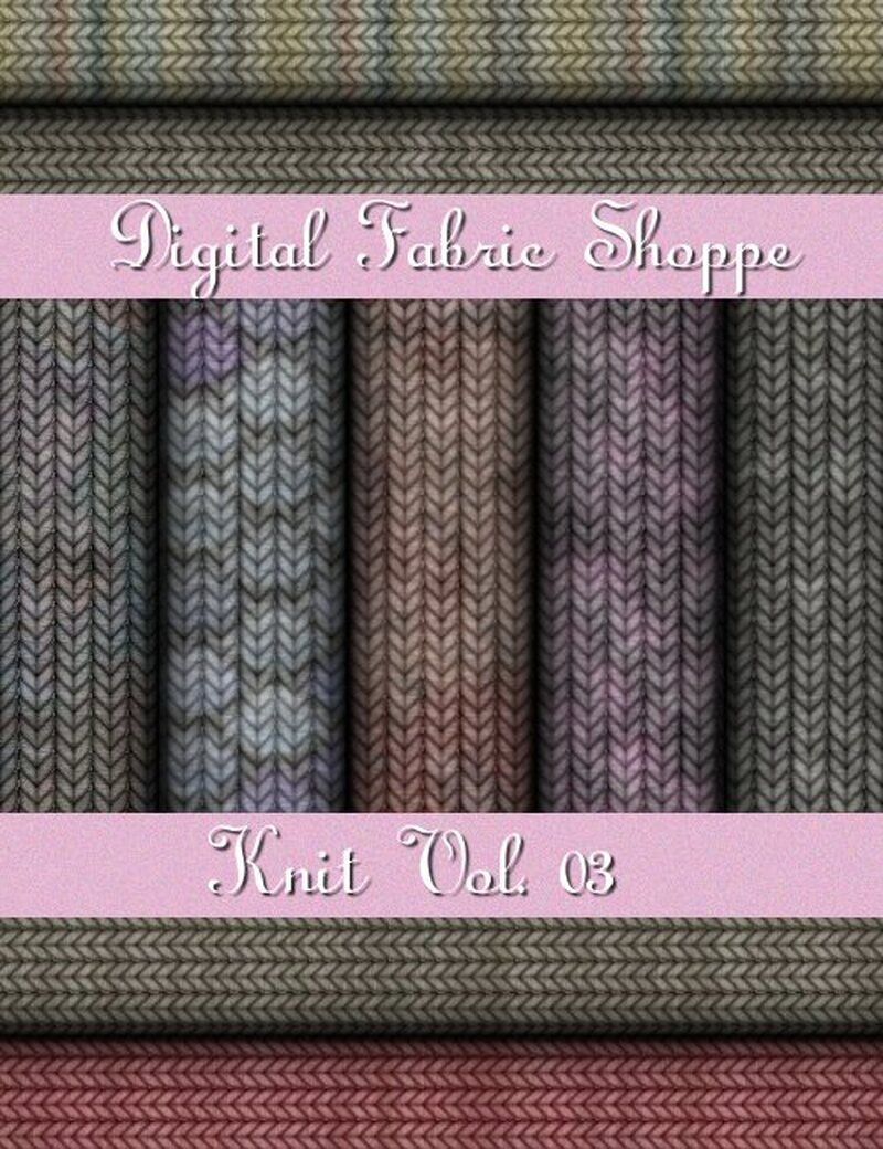 Digital Fabric Shoppe - Knits Vol 03 by N/A