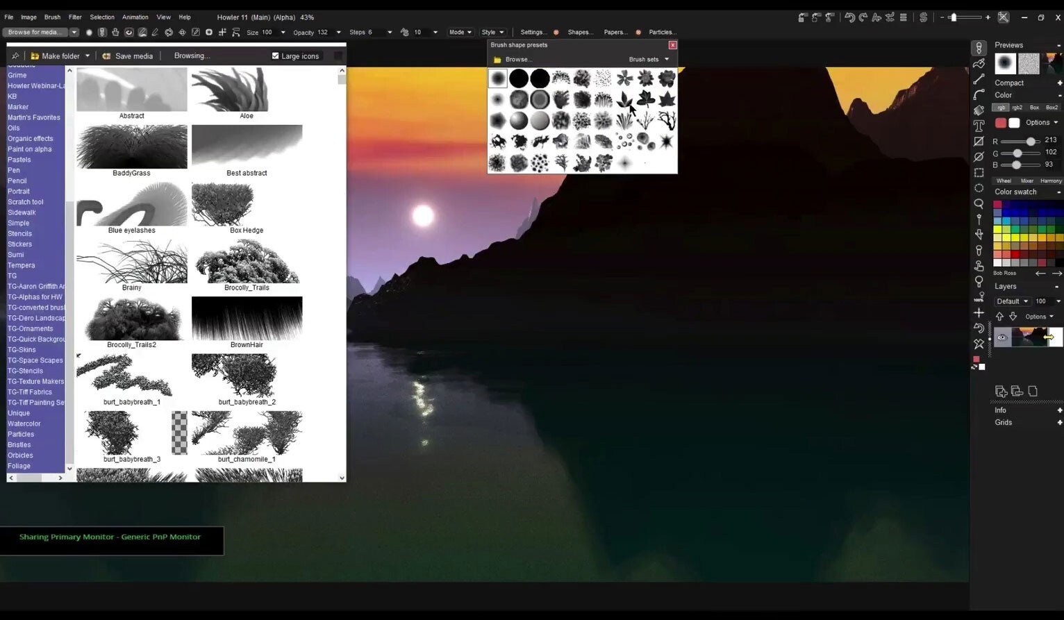Wilderness Scenes Advanced Painting Techniques Video by N/A