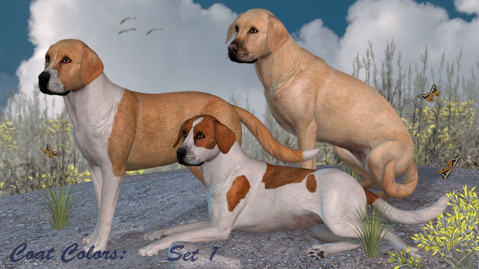 Coat Colors for the HiveWire Big Dog Set 1 by N/A