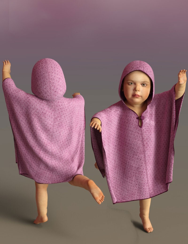dForce Bath Cape for Baby Luna by N/A