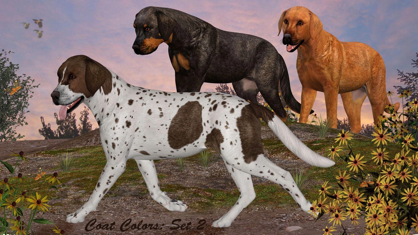 Coat Colors for the HiveWire Big Dog Set 2 by N/A