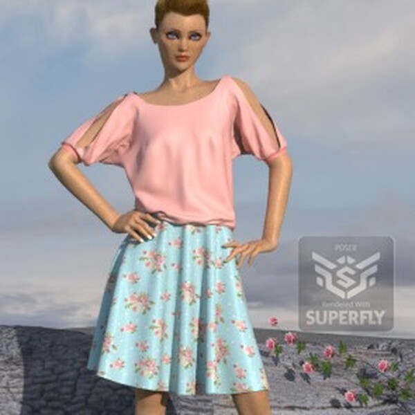 Rose Garden for Dynamic Skirts 1 and 2 by N/A