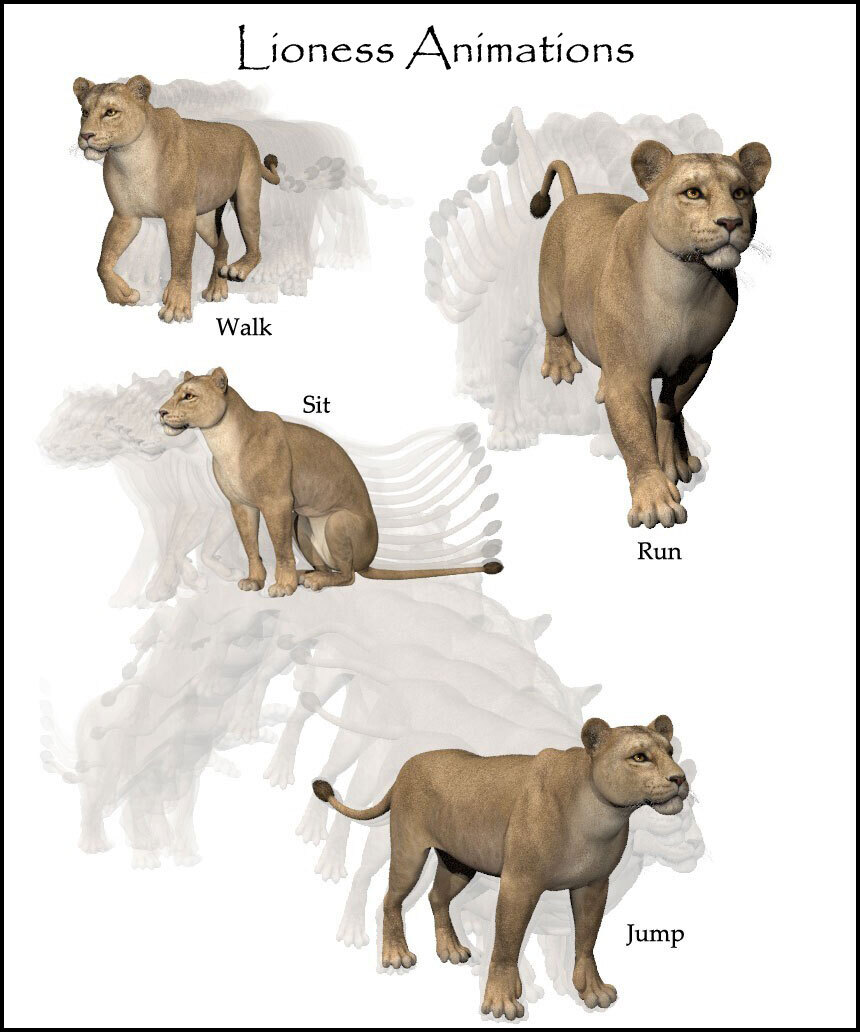 Animations for the HiveWire Big Cat by N/A