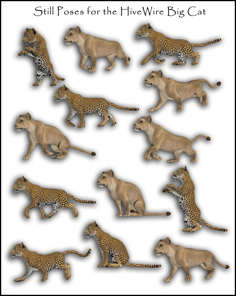 Animations for the HiveWire Big Cat by N/A