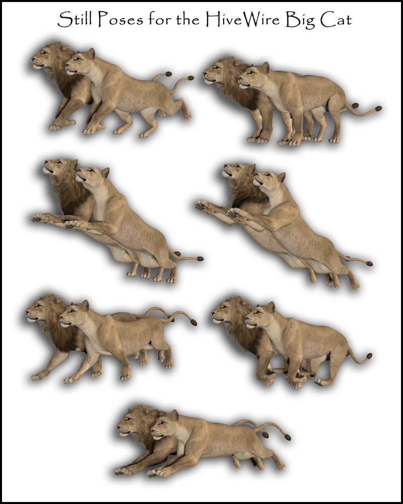 Animations for the HiveWire Big Cat by N/A