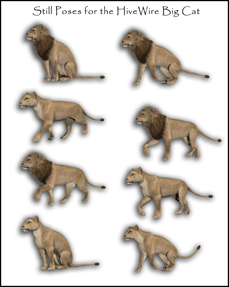 Animations for the HiveWire Big Cat by N/A