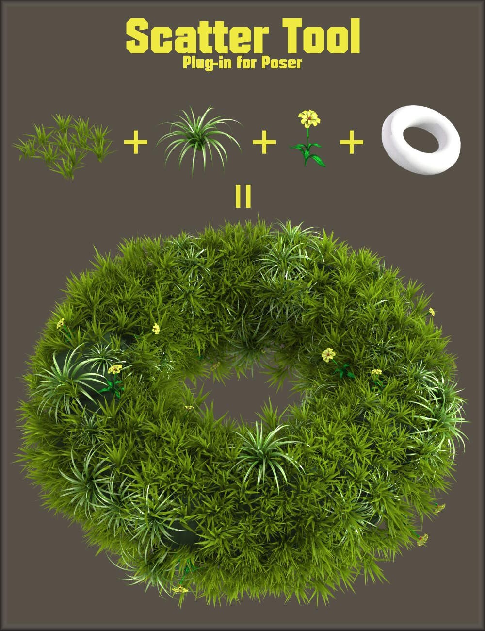 Scatter Tool for Poser 11 by N/A