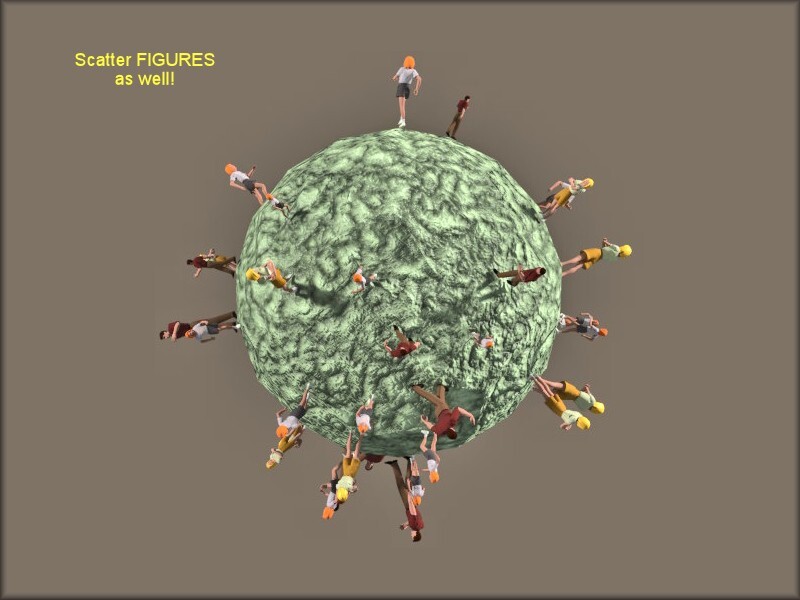 Scatter Tool for Poser 11 by N/A