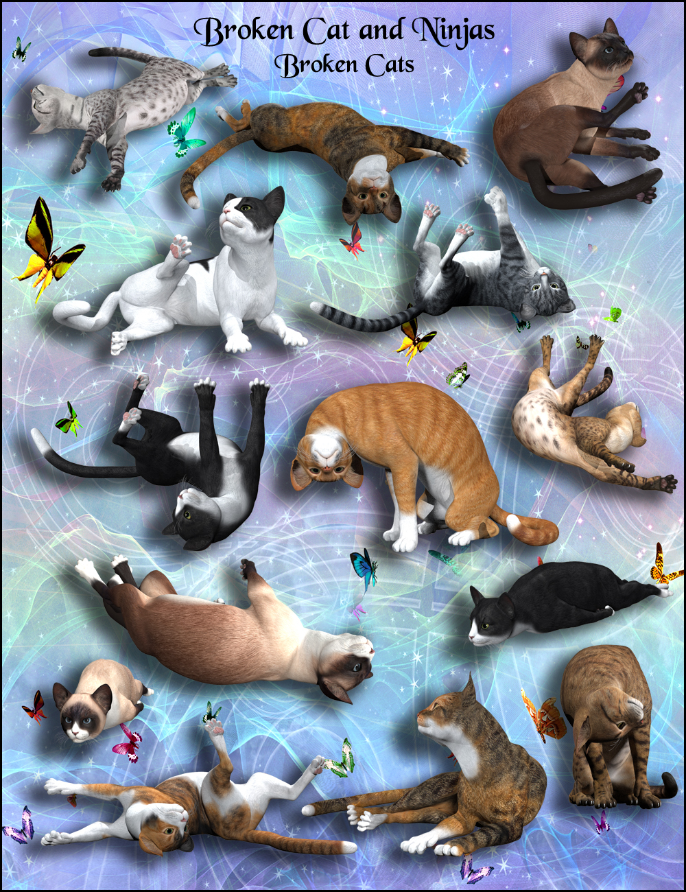 Broken Cats and Ninjas by N/A