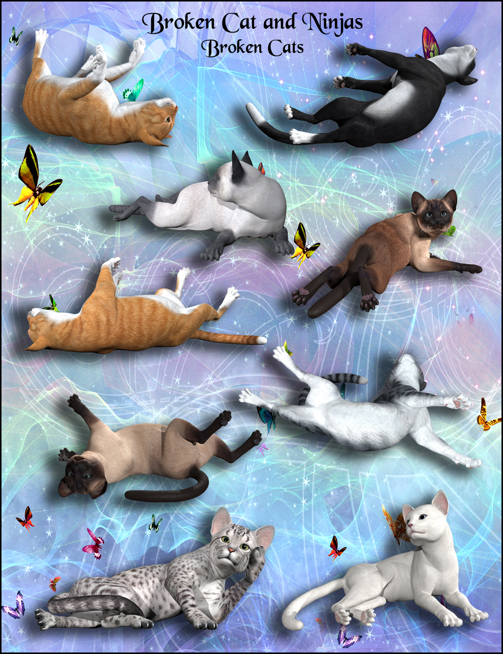 Broken Cats and Ninjas by N/A