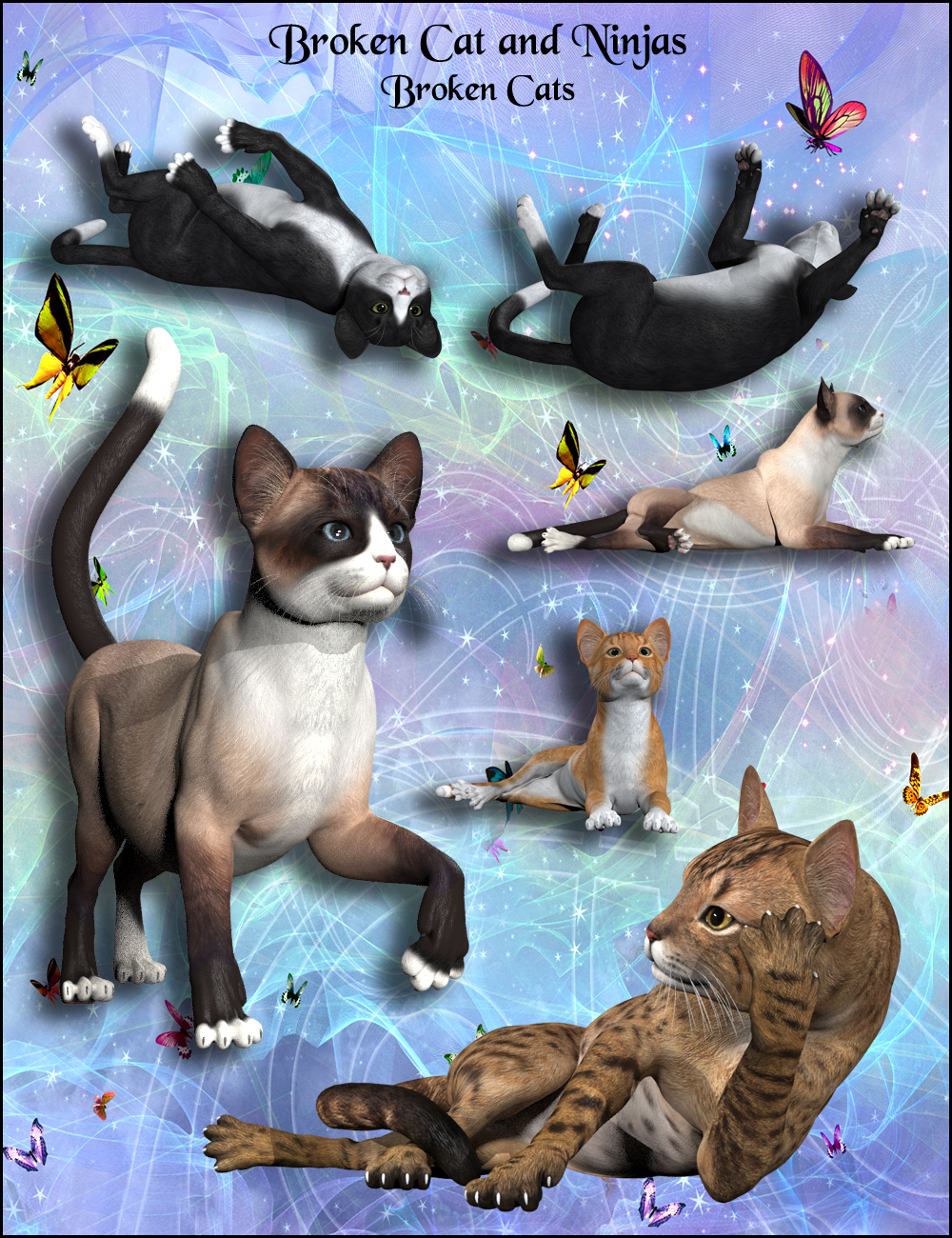 Broken Cats and Ninjas by N/A
