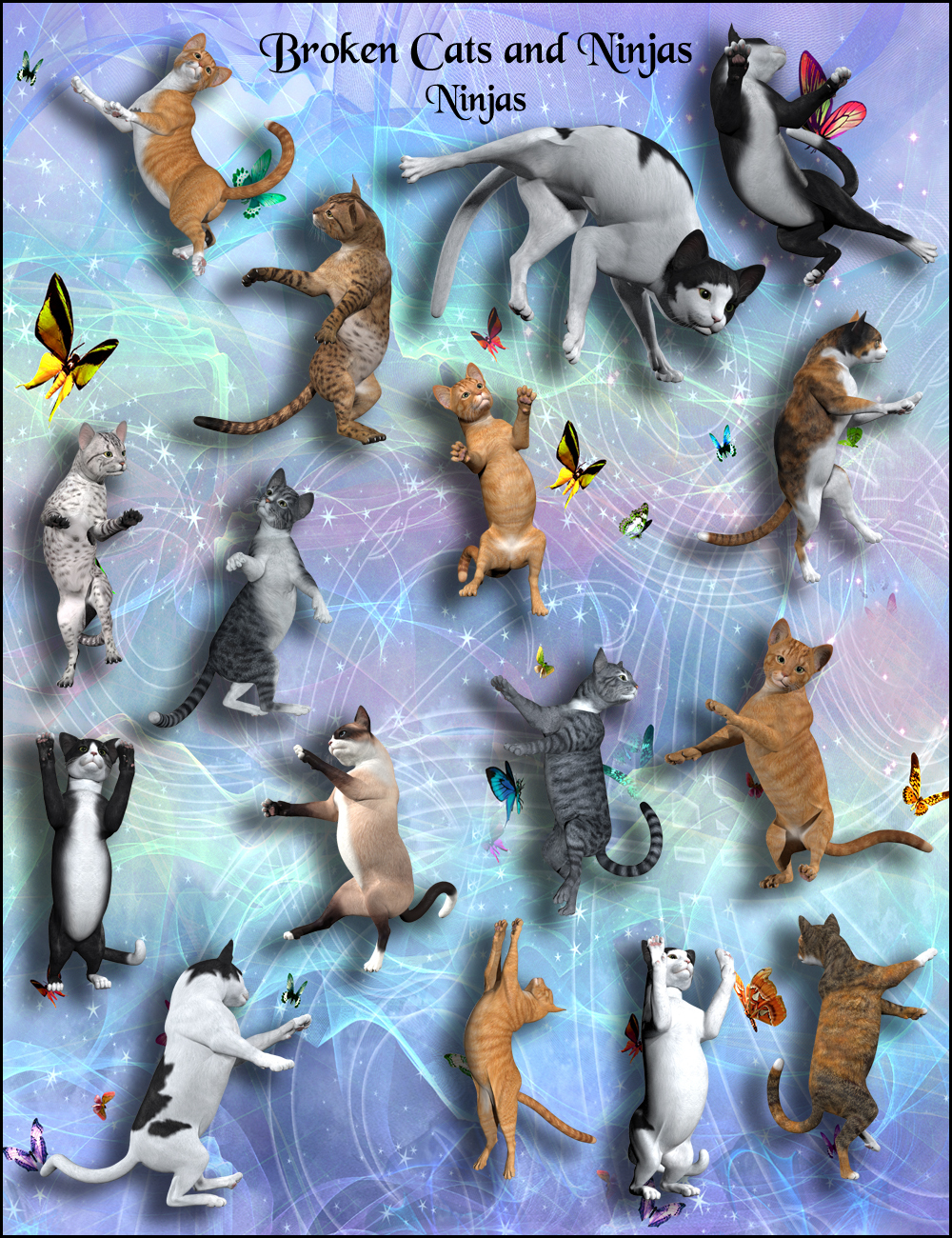 Broken Cats and Ninjas by N/A