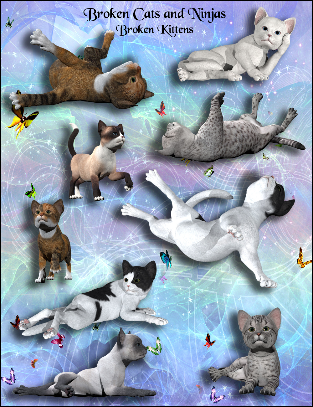 Broken Cats and Ninjas by N/A