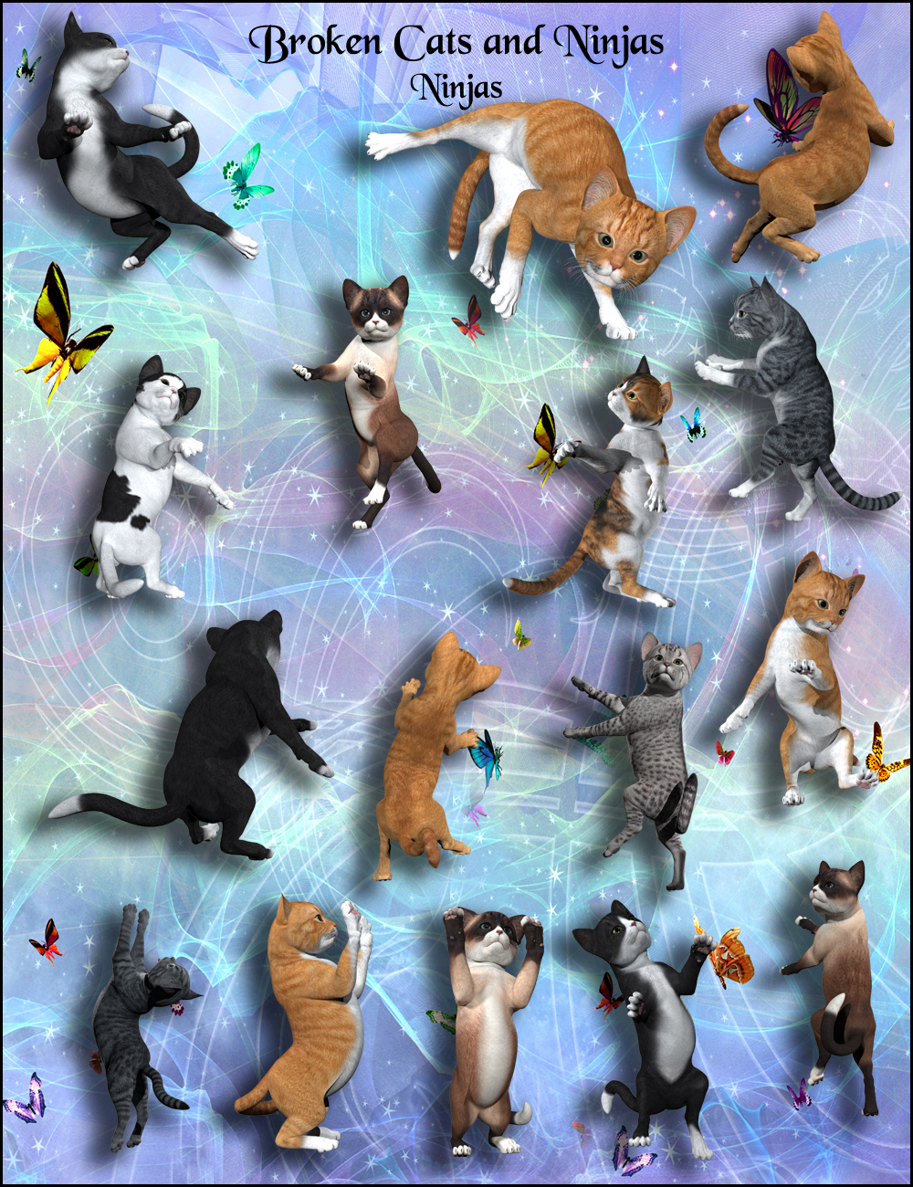 Broken Cats and Ninjas by N/A