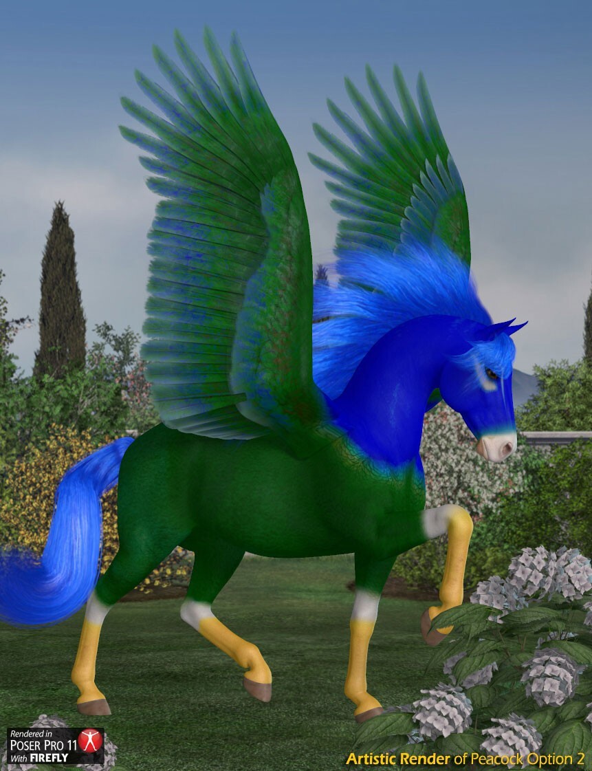 Birds of a Feather for the HW Horse, Winged Horse & Hippogryph by N/A