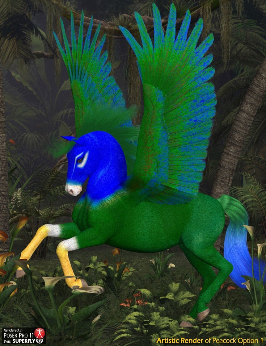 Birds of a Feather for the HW Horse, Winged Horse & Hippogryph by N/A