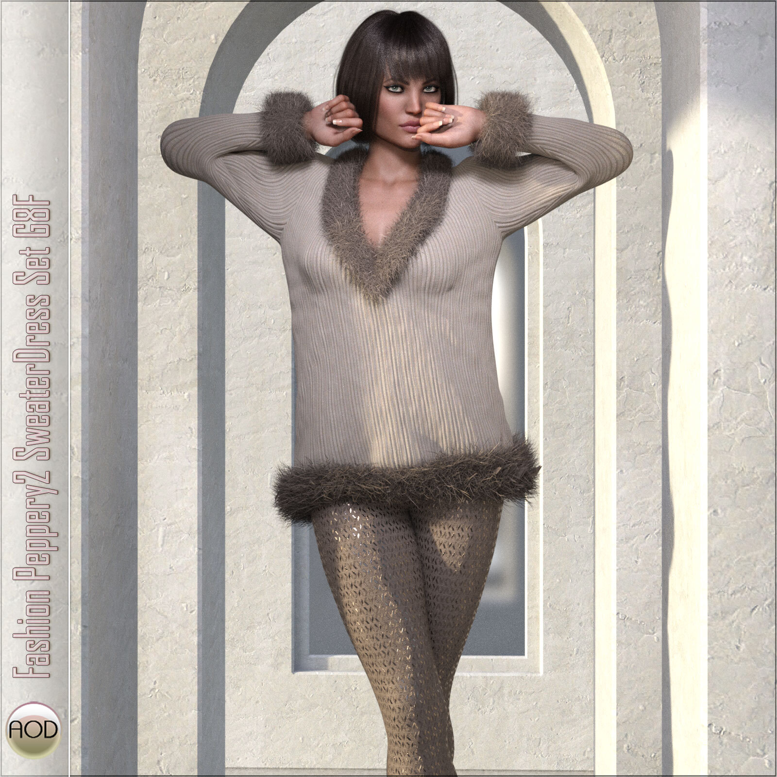 Fashion dforce Peppery2 SweaterDress Set G8F by N/A