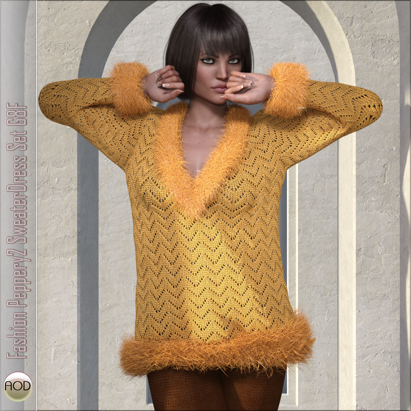 Fashion dforce Peppery2 SweaterDress Set G8F by N/A