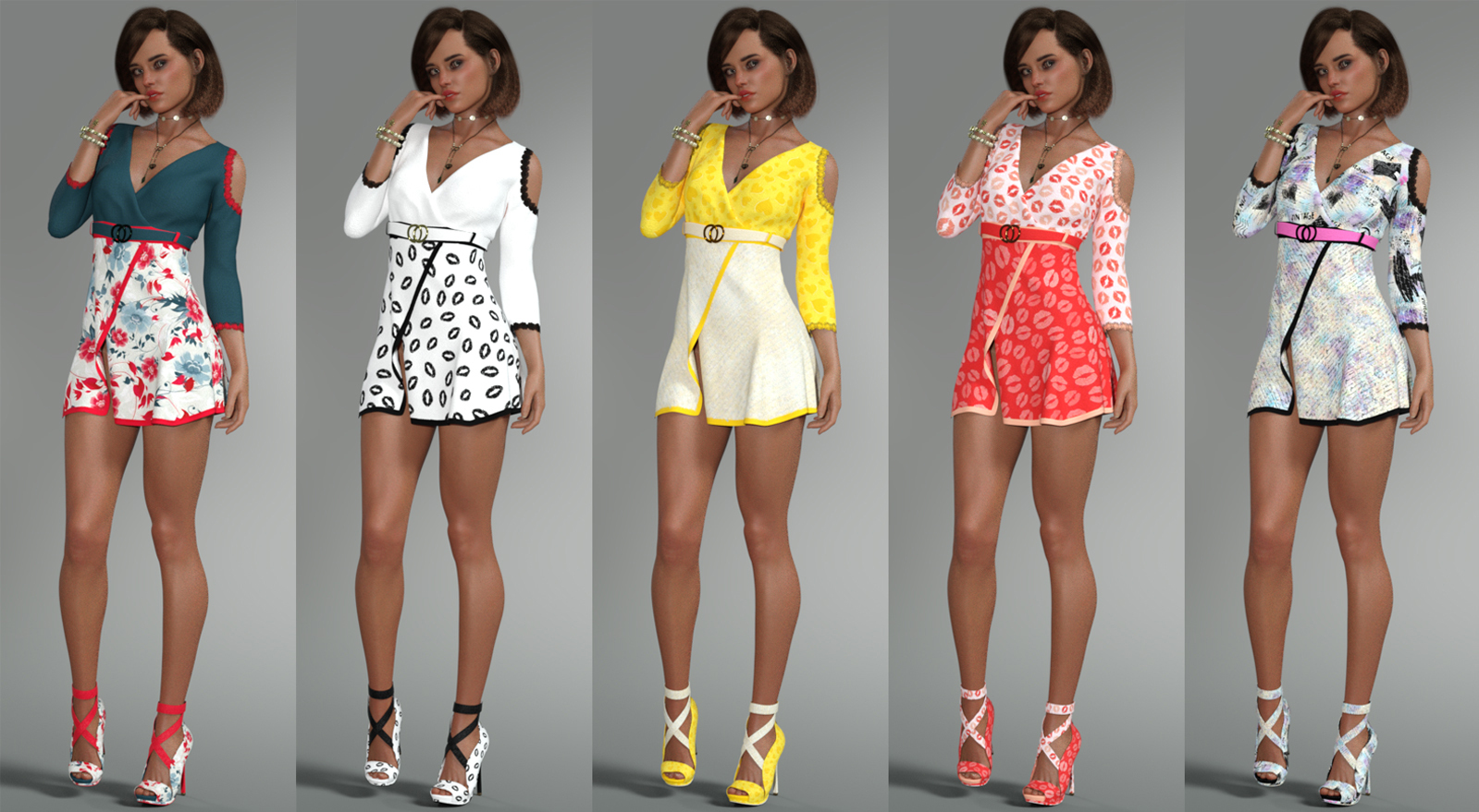 Fancy Sylvia Outfit G8F by N/A