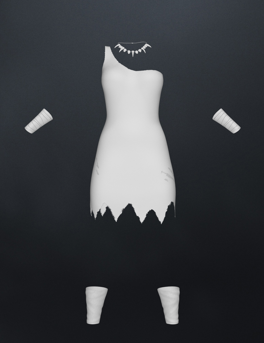 Stoneage Style Outfit Set for Genesis 8 Females by N/A