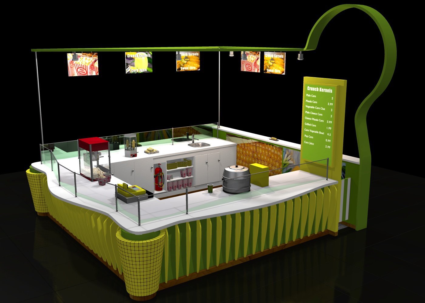 The Mall - Corn Kiosk by N/A