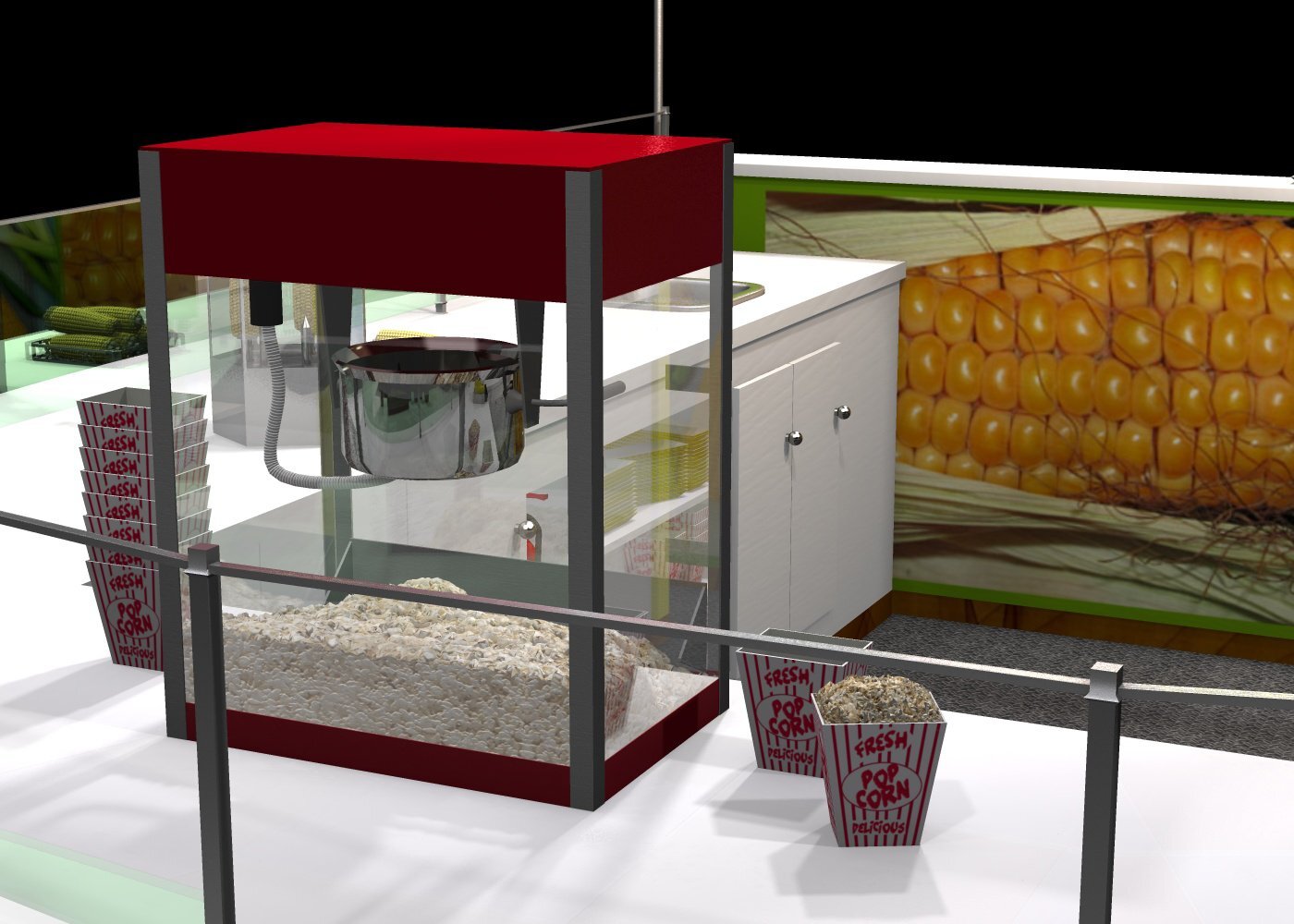 The Mall - Corn Kiosk by N/A