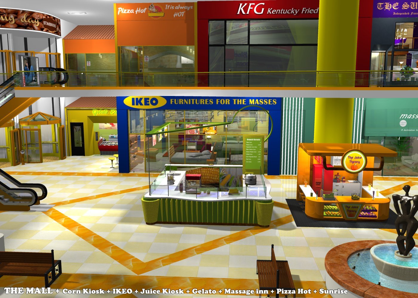 The Mall - Corn Kiosk by N/A