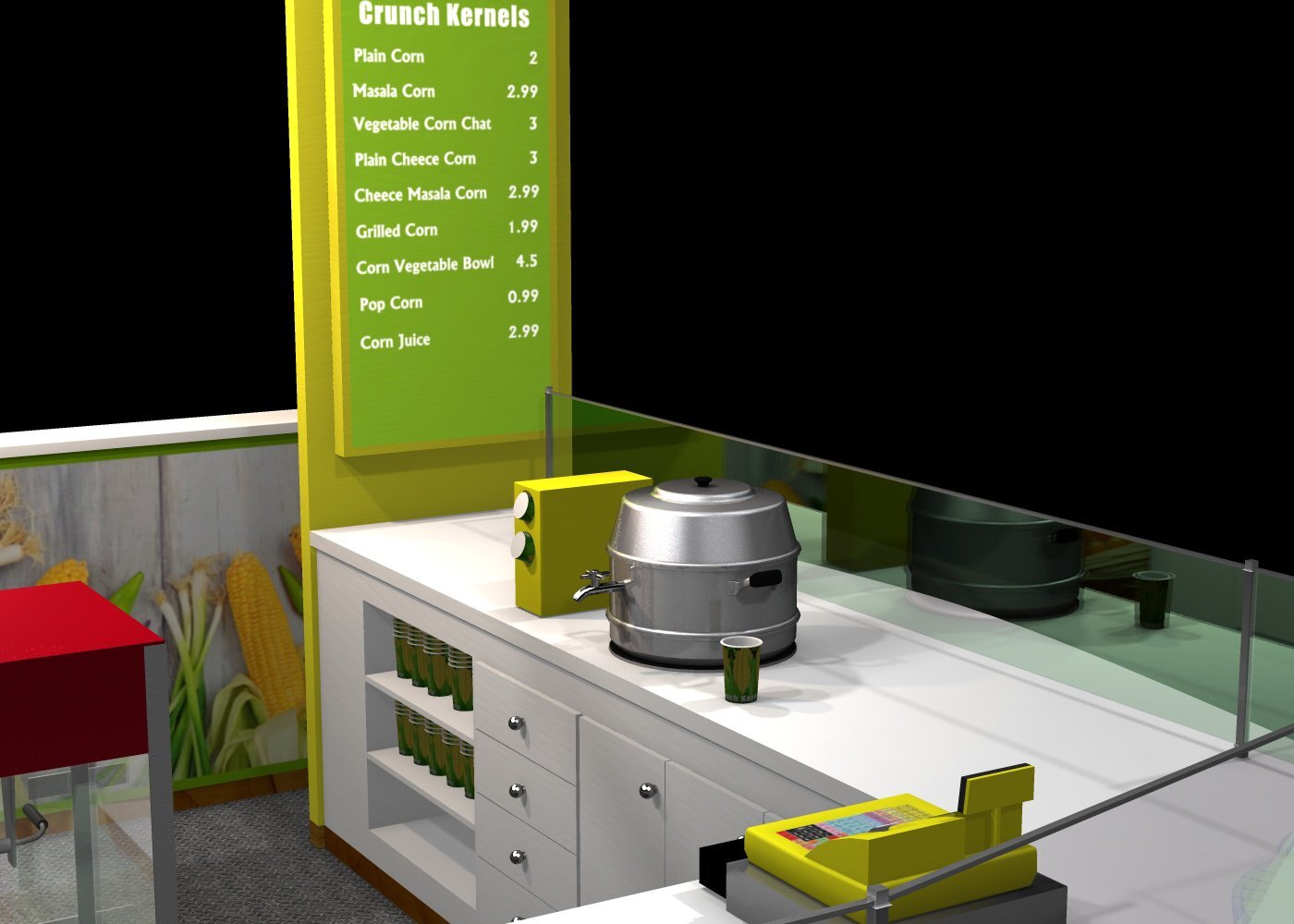 The Mall - Corn Kiosk by N/A