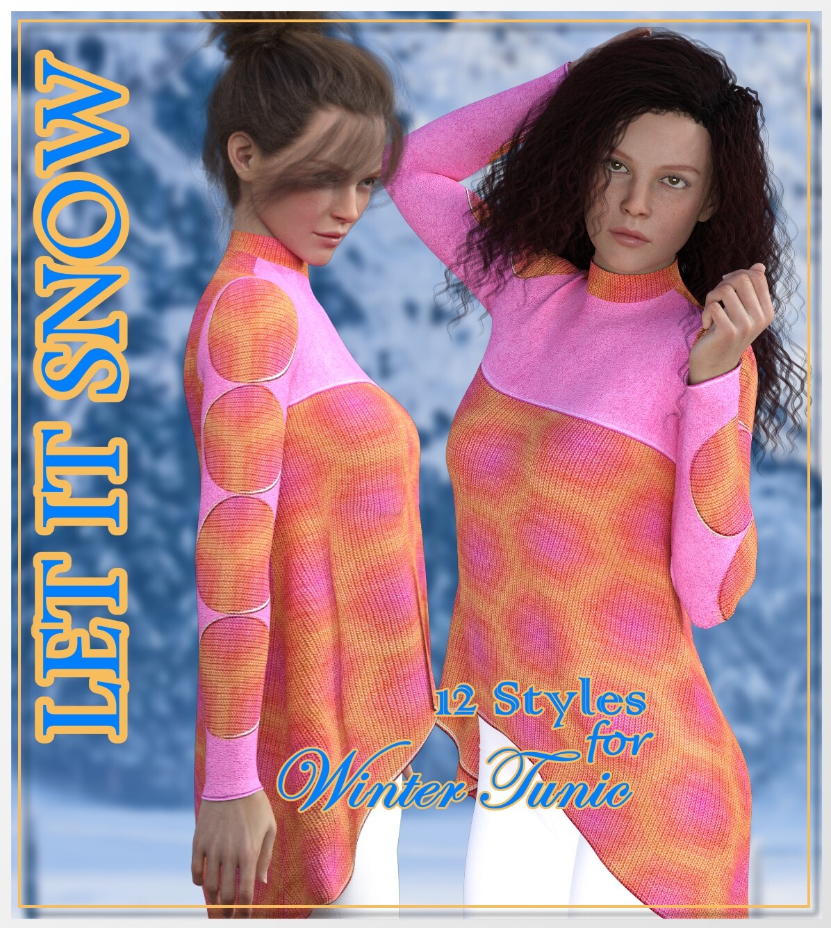 Let it Snow- Winter Tunic by N/A