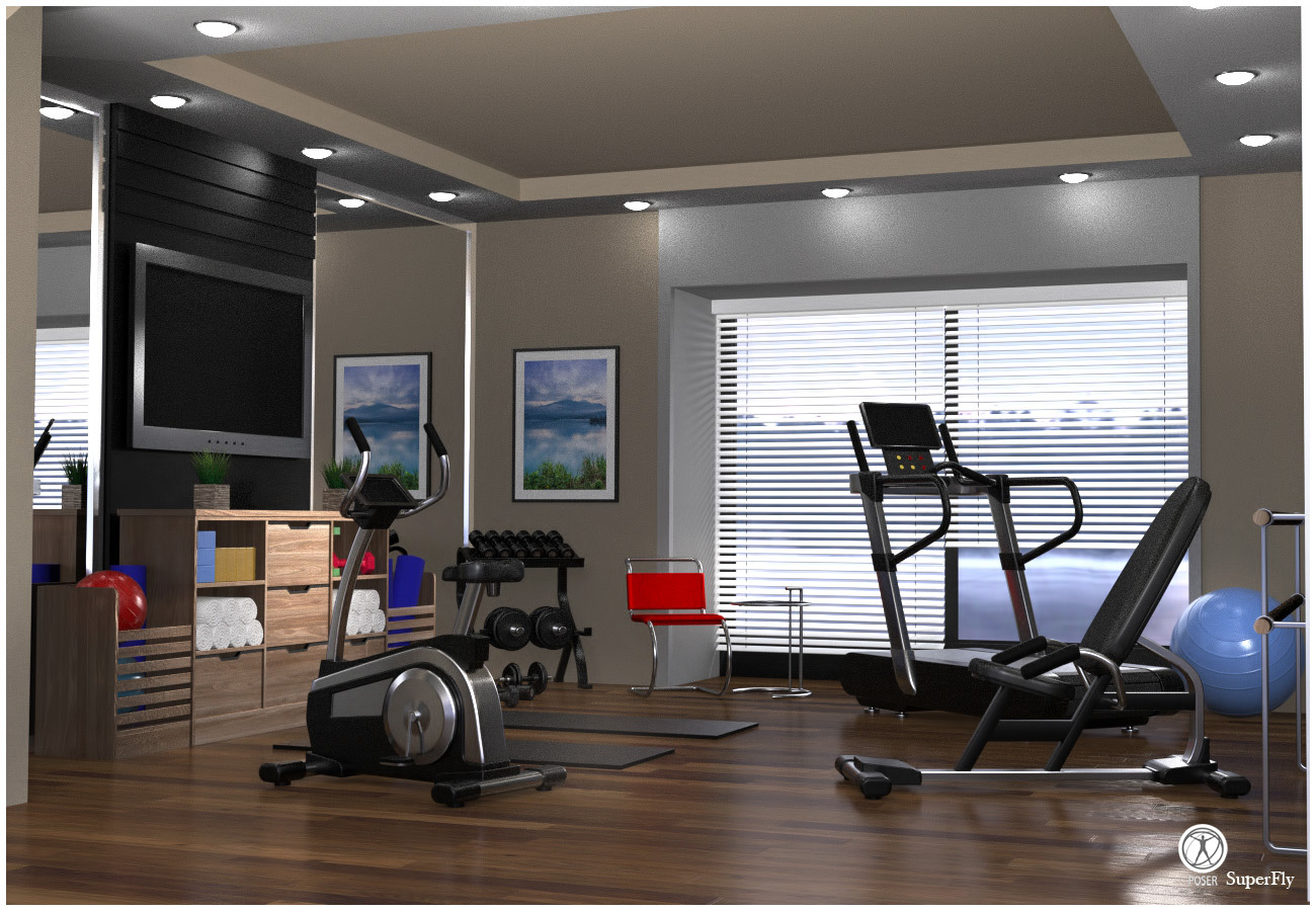 Modern Apartment - Fitness Room by N/A