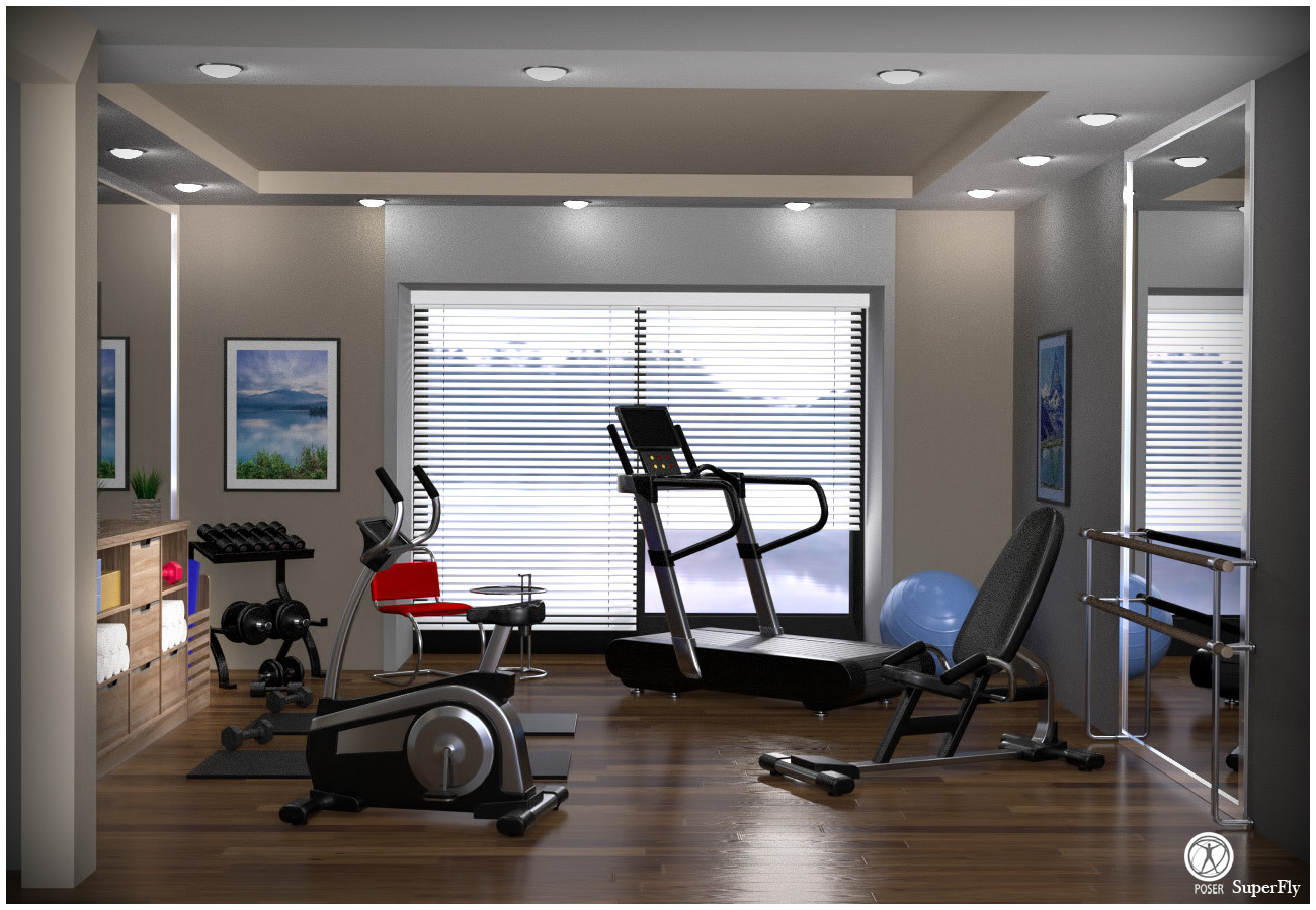 Modern Apartment - Fitness Room by N/A
