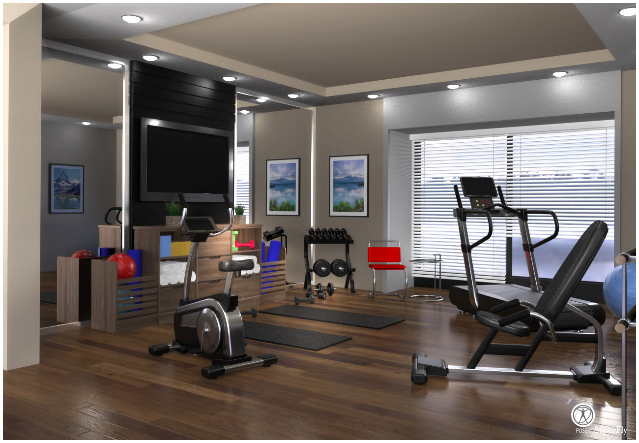 Modern Apartment - Fitness Room by N/A