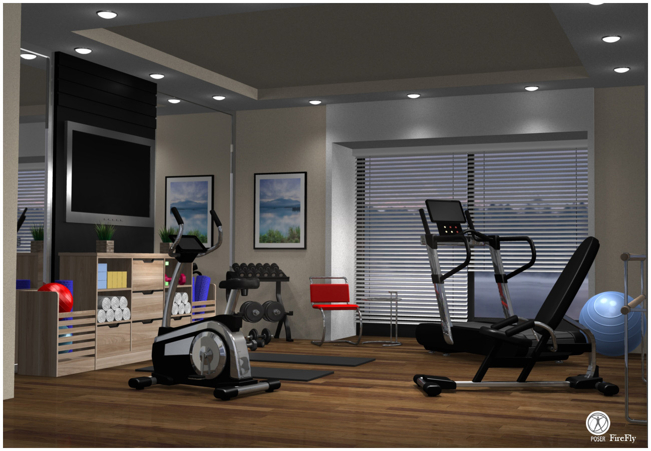 Modern Apartment - Fitness Room by N/A