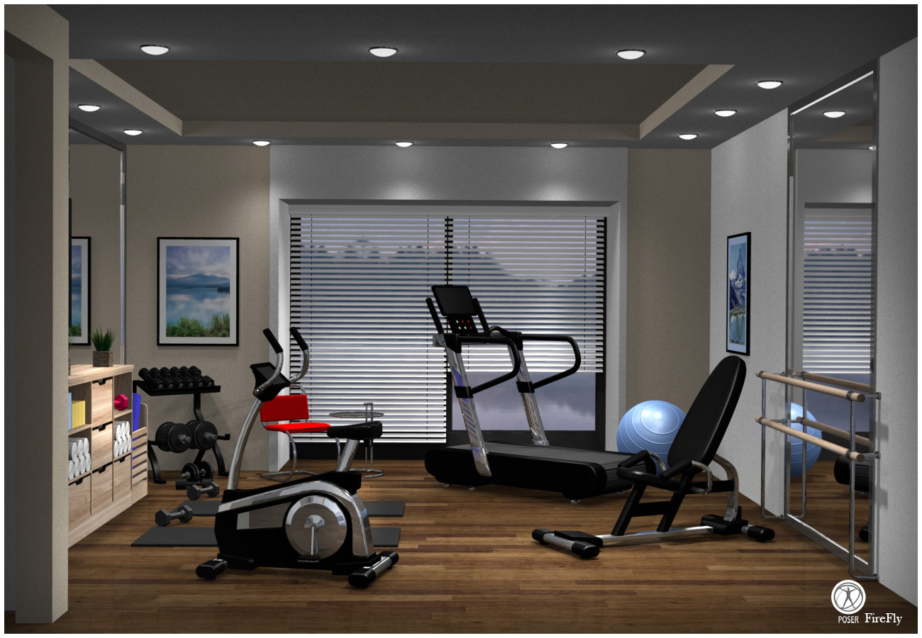 Modern Apartment - Fitness Room by N/A