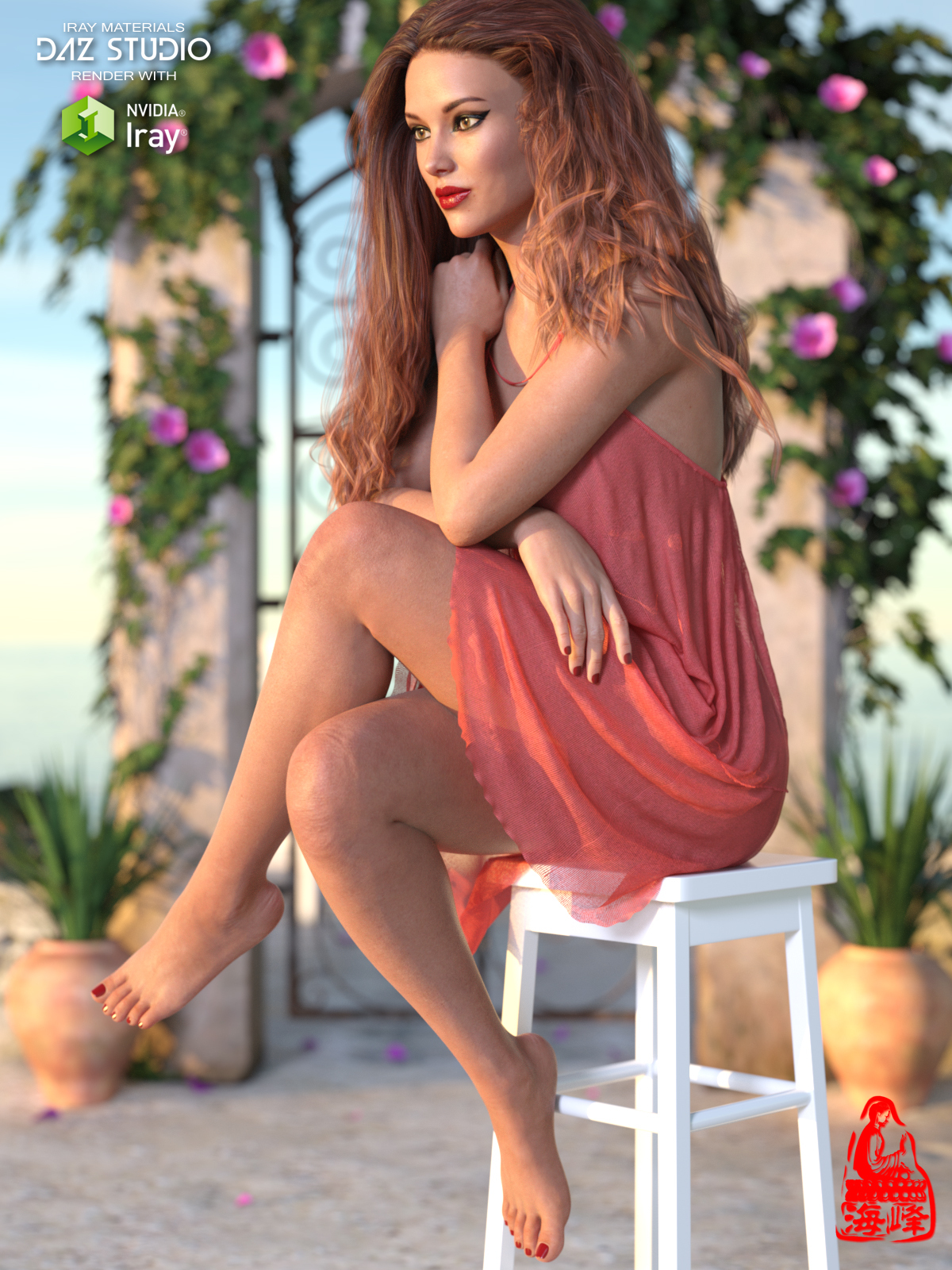 dForce Sweet Mini Dress for Genesis 8 Female(s) by N/A