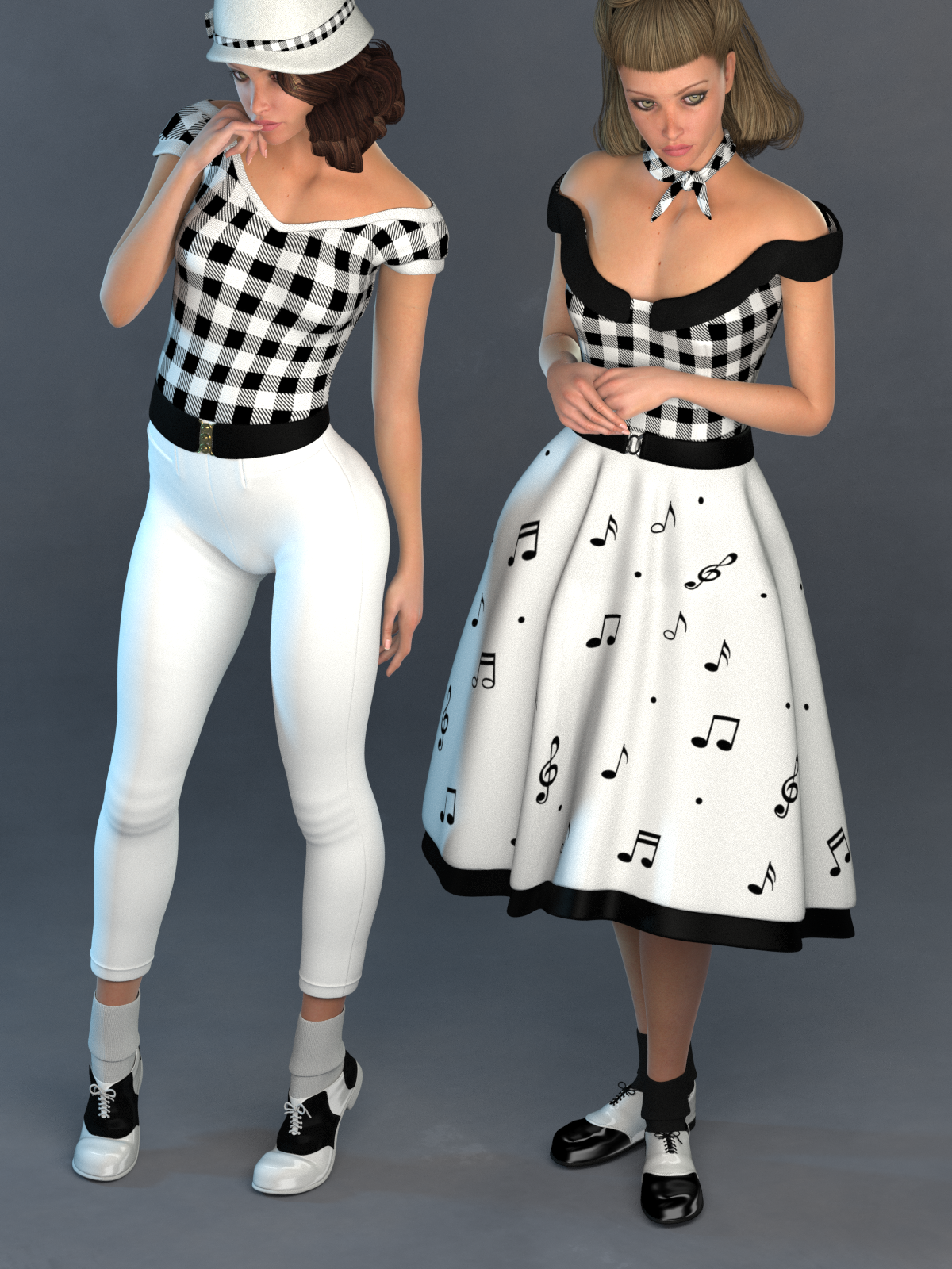 1950s Shoes Her 1 by N/A