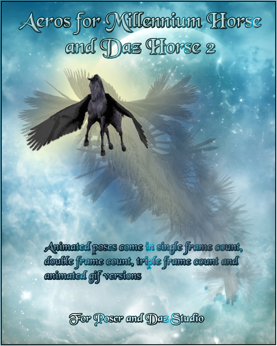 Aeros for Millennium Horse and Daz Horse 2 by N/A