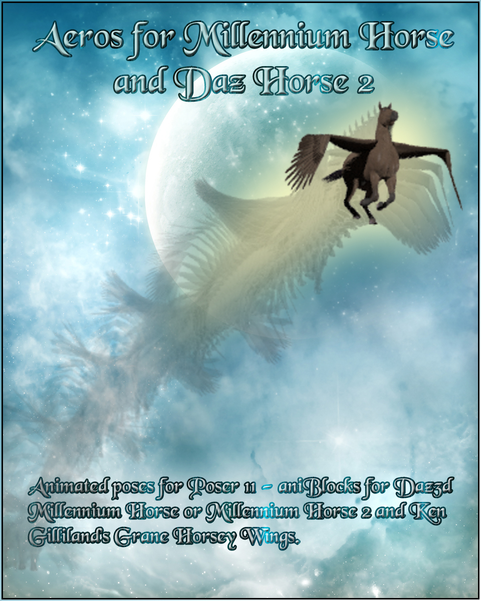 Aeros for Millennium Horse and Daz Horse 2 by N/A