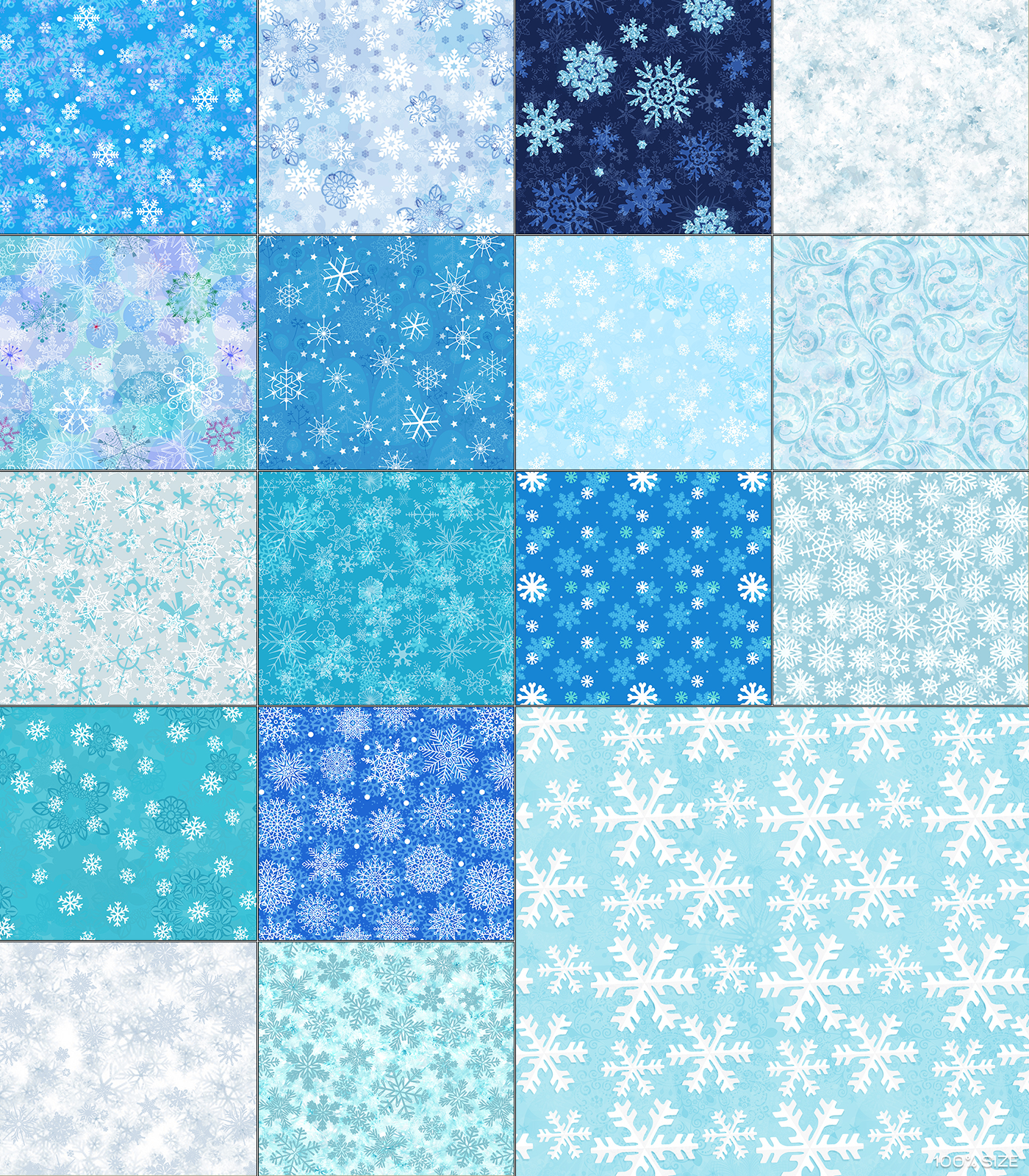 Digital Patterns - Snow by N/A