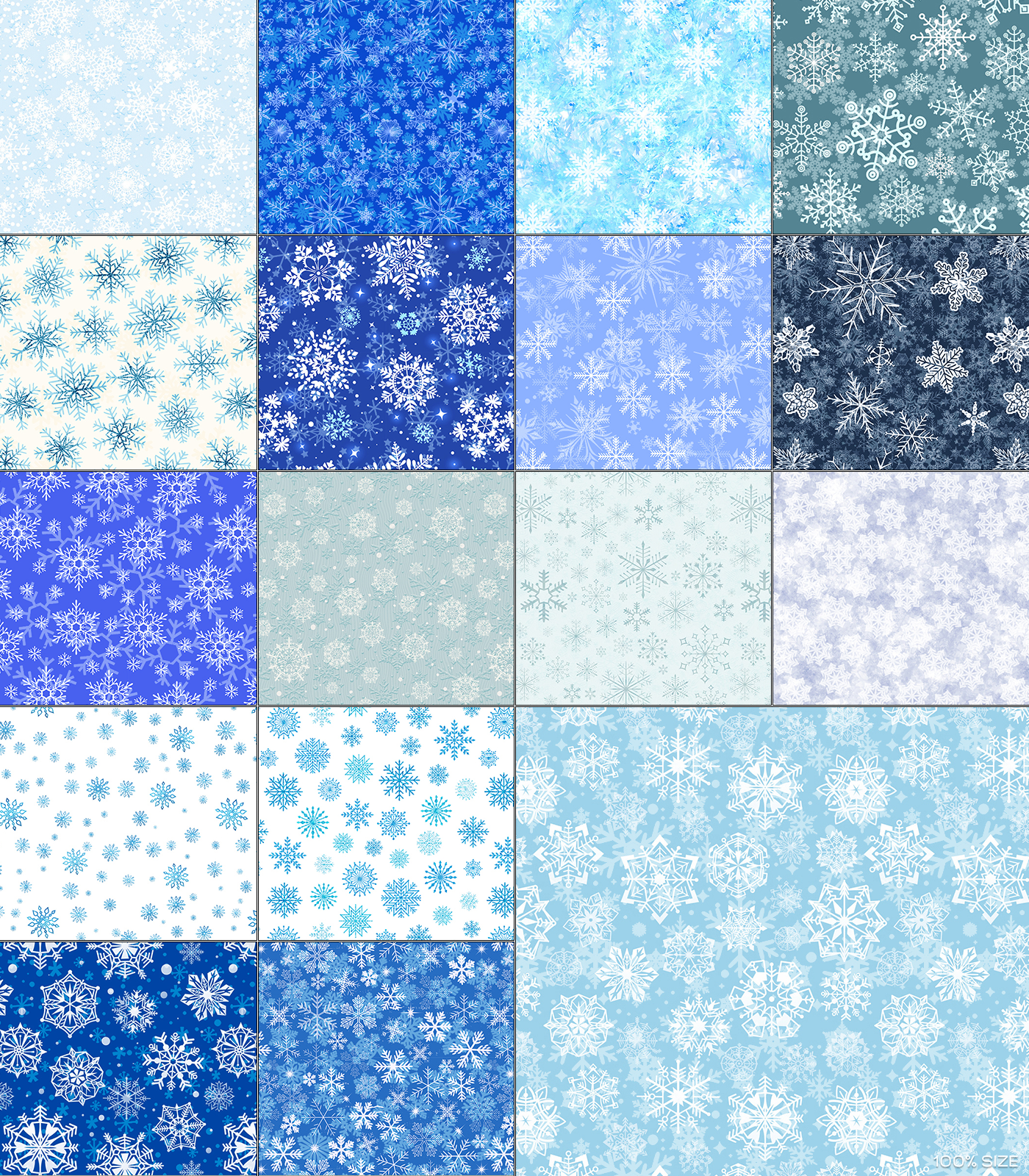 Digital Patterns - Snow by N/A