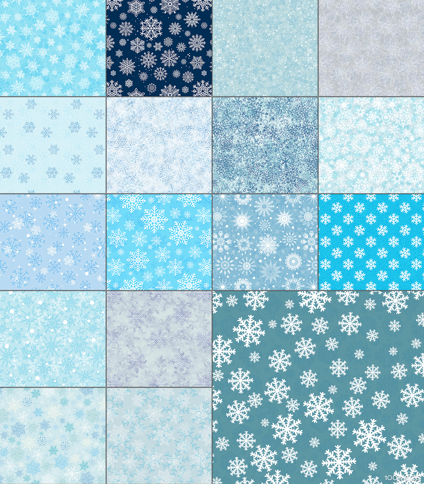 Digital Patterns - Snow by N/A