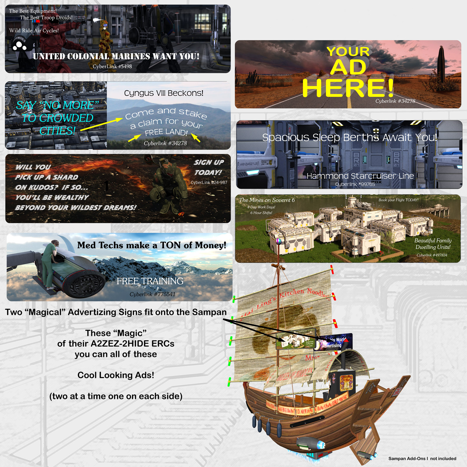 AtoZ Sampan Add-Ons II v1 by N/A
